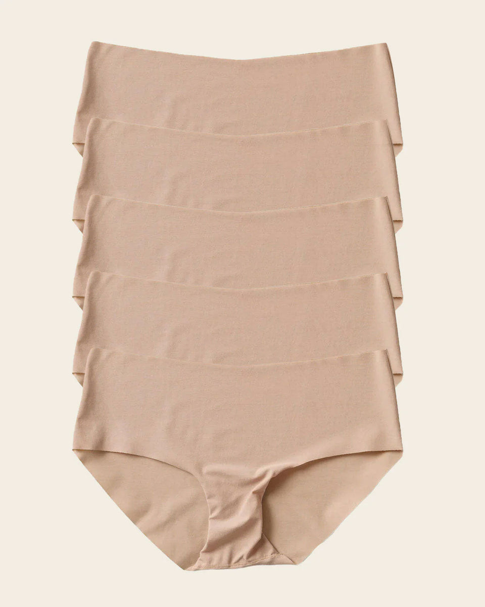 Braga culotte invisible ultraplano sin elásticos y de pocas costuras