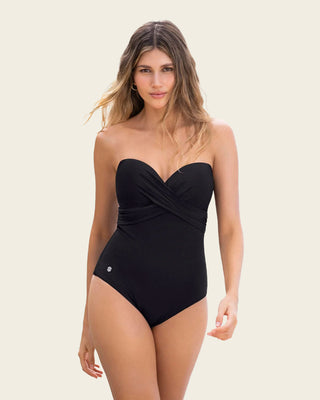 Bañador sin tirantes con push up incorporado en las copas#color_700-negro