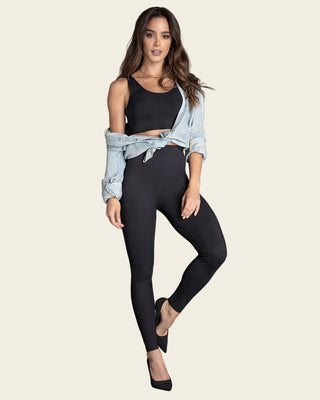 Leggings con control de abdomen y cintura#color_700-negro
