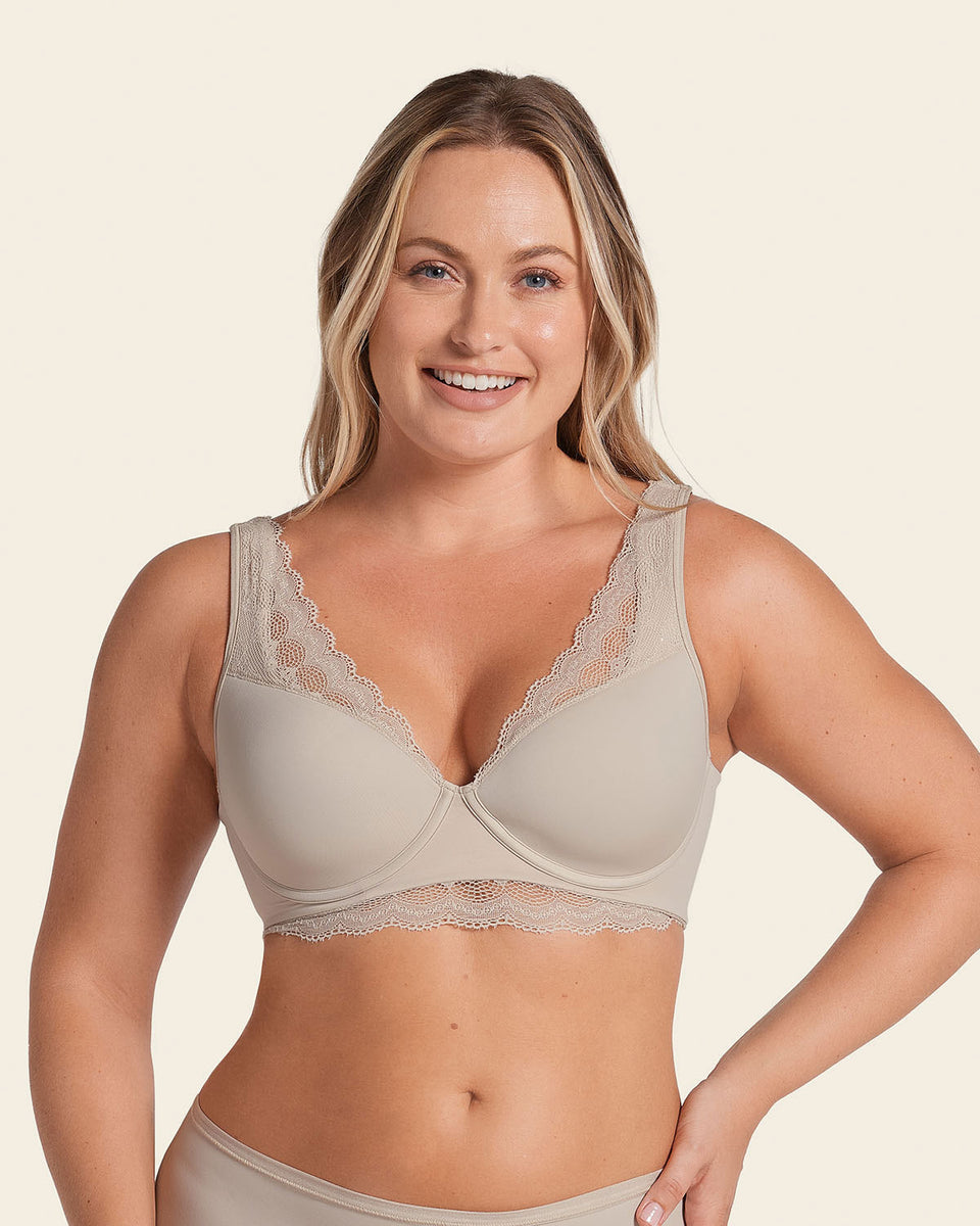 Sujetador de gran cubrimiento: deep coverage bra