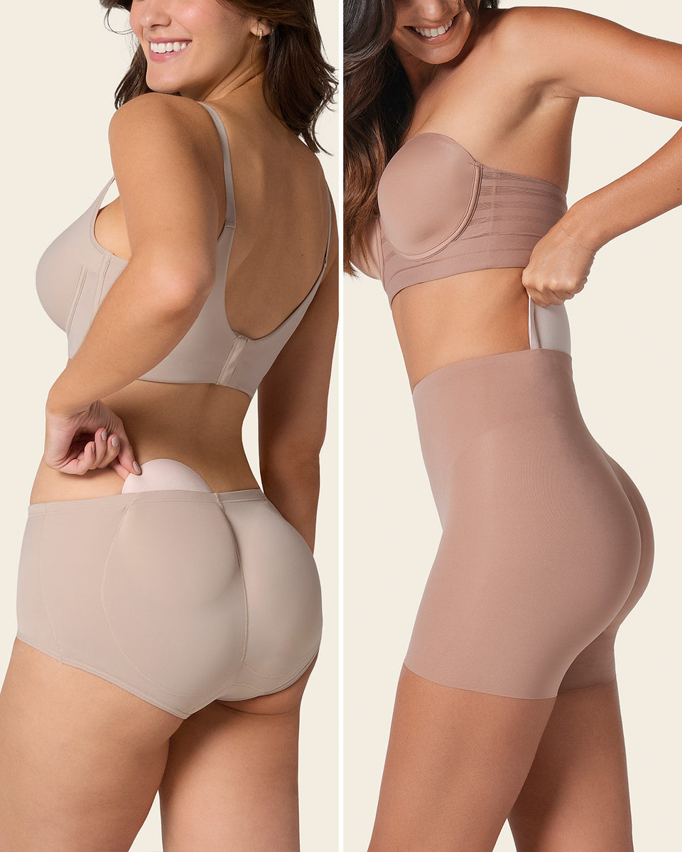PadUp Panty & PadUp Short en Habano