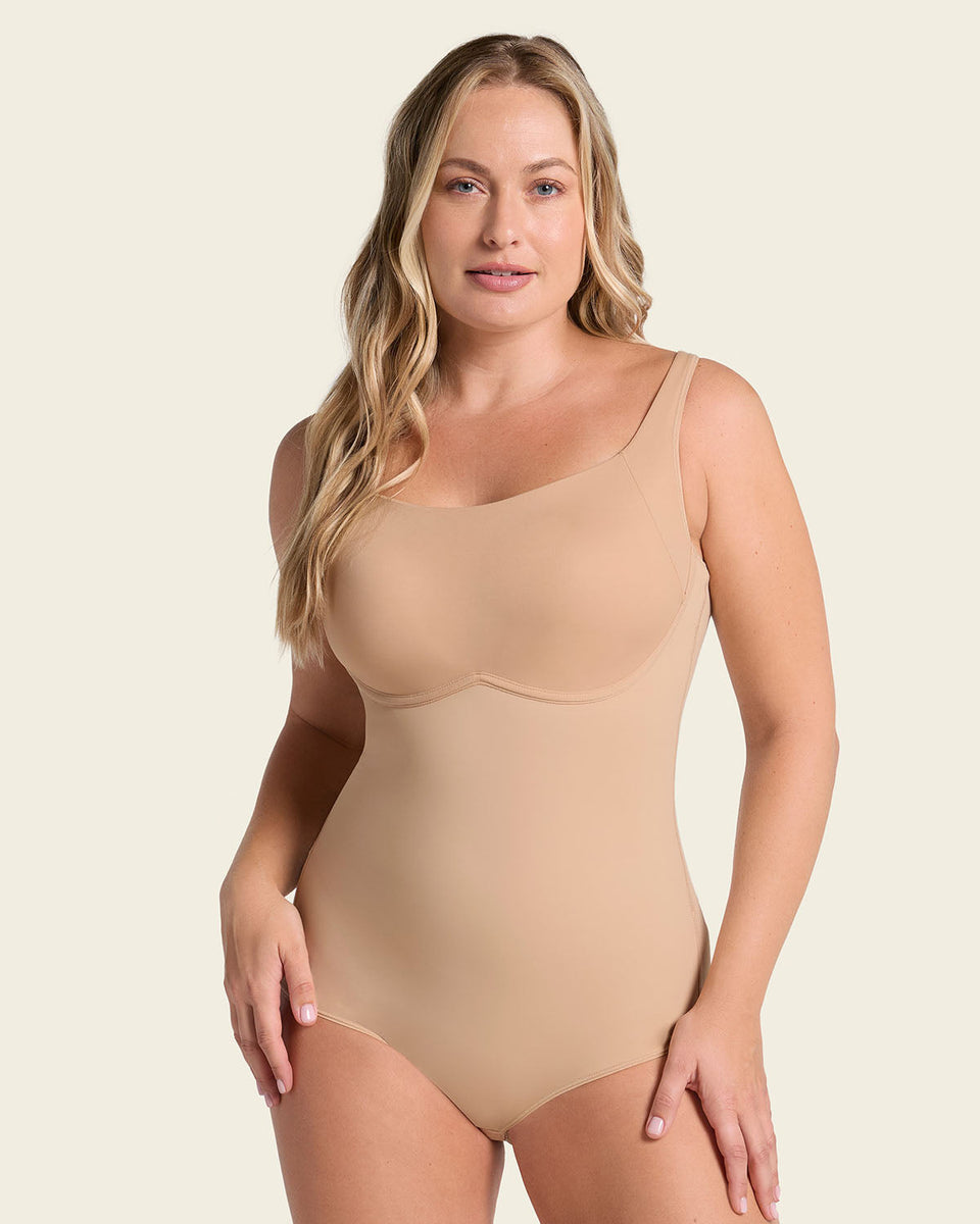 Body de control de abdomen con bra incorporado
