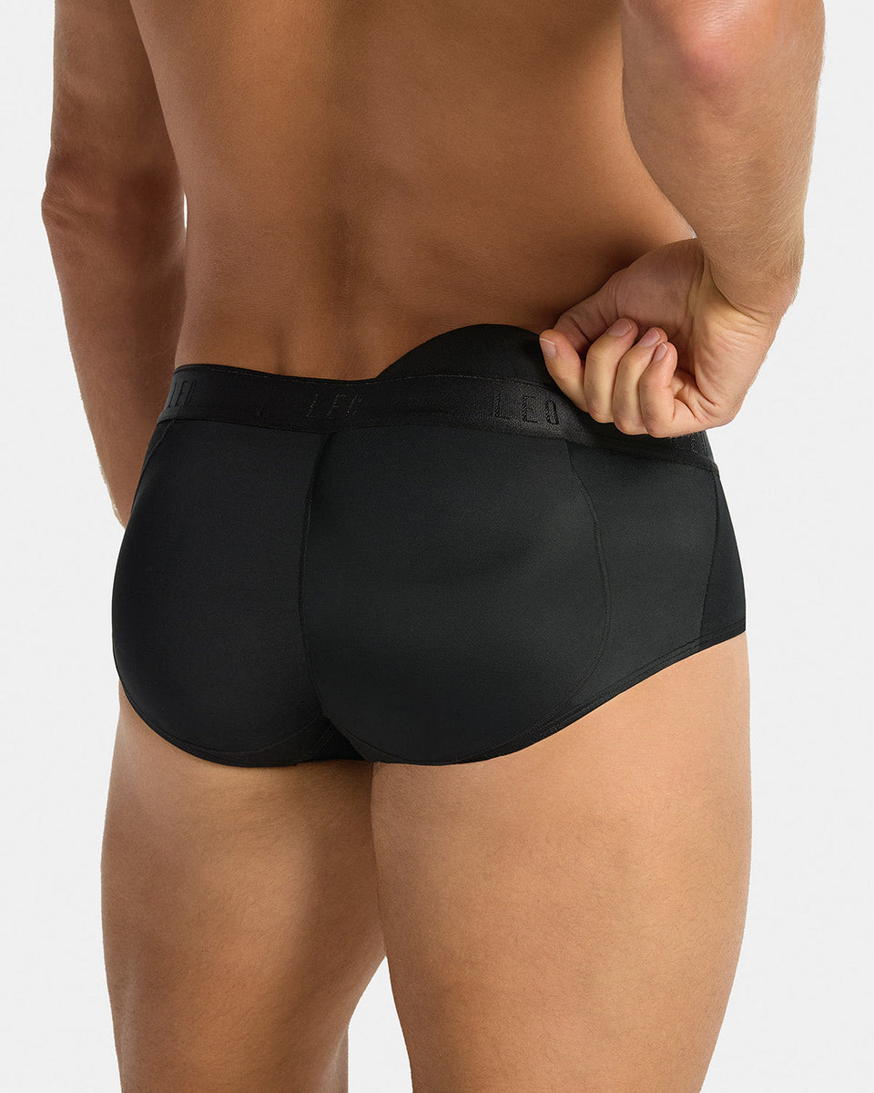 Bóxer brief de aumento de glúteos en microfibra con almohadillas extraíbles