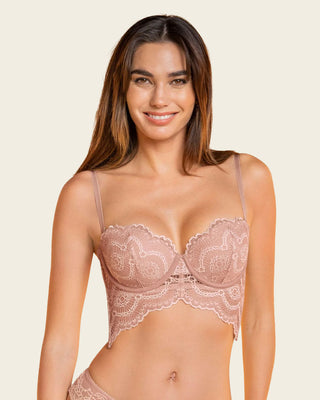 Bustier sin tirantes Sutilmente Sexy#color_a22-rosa-viejo