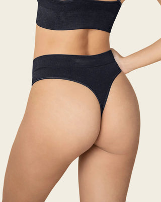 Tanga tiro alto en tecnología seamless#color_700-negro